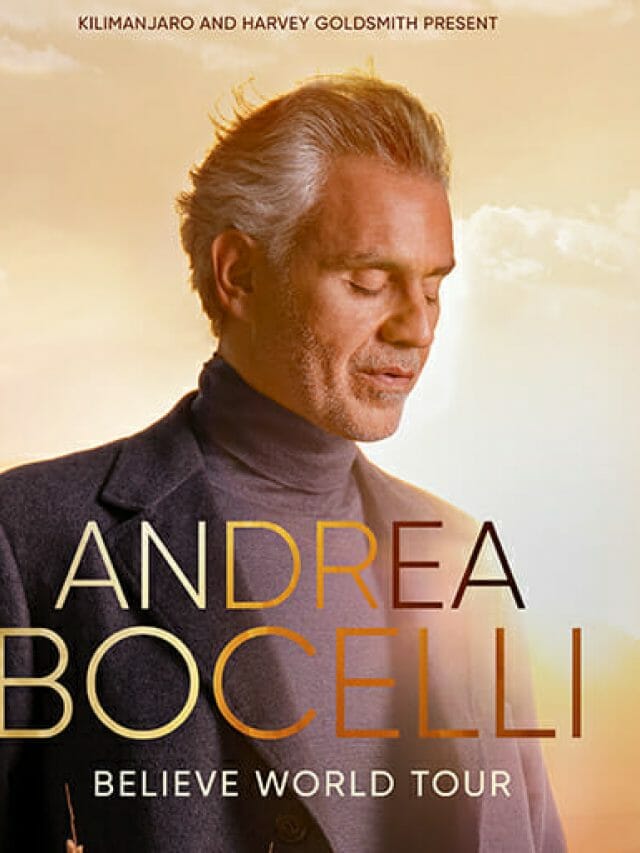 Andrea Bocelli Tour 2022 / 2023 ticket and setlist publish Vocal Bop