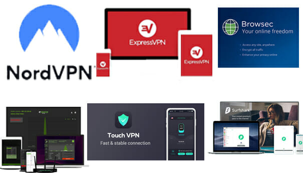 How to Use VPN Nord VPN
Touch VPN
Express VPN
IPVanish VPN
SurfShark VPN
Browsec VPN