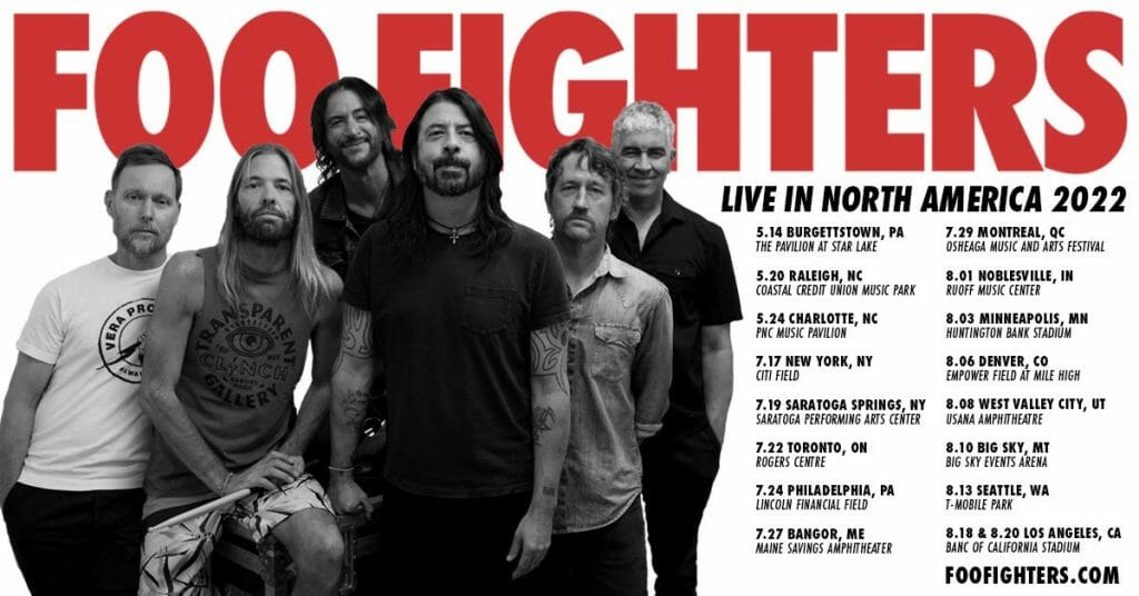 Foo Fighters Tour 2022