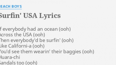 Surfin Beach Boy Lyrics