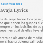 Pedro Navaja Ruben Blades Lyrics