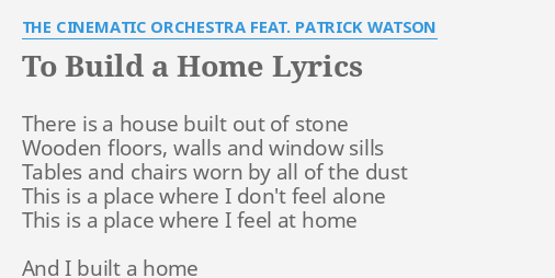 That Home Cinematic Orchestra Lyrics