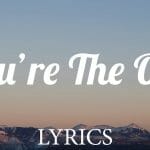 You 're The One Kaytranada Lyrics