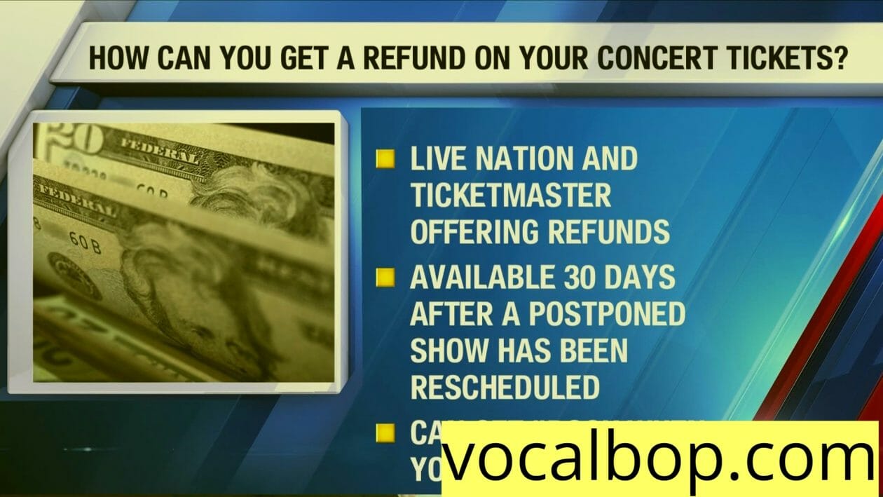 Concert Tickets Refunded