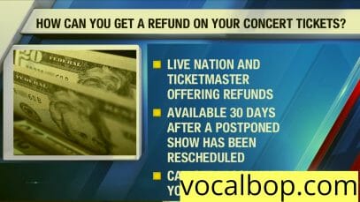 Concert Tickets Refunded