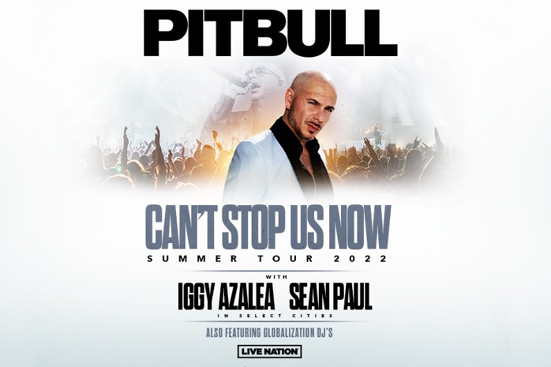 The 'Can't Stop Us Now Tour 2022' has been revealed by PITBULL