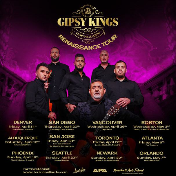Gipsy Kings Tour 2023 Tickets and More Vocal Bop