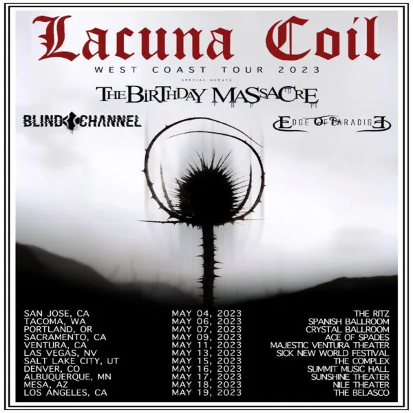 lacuna coil tour 2023