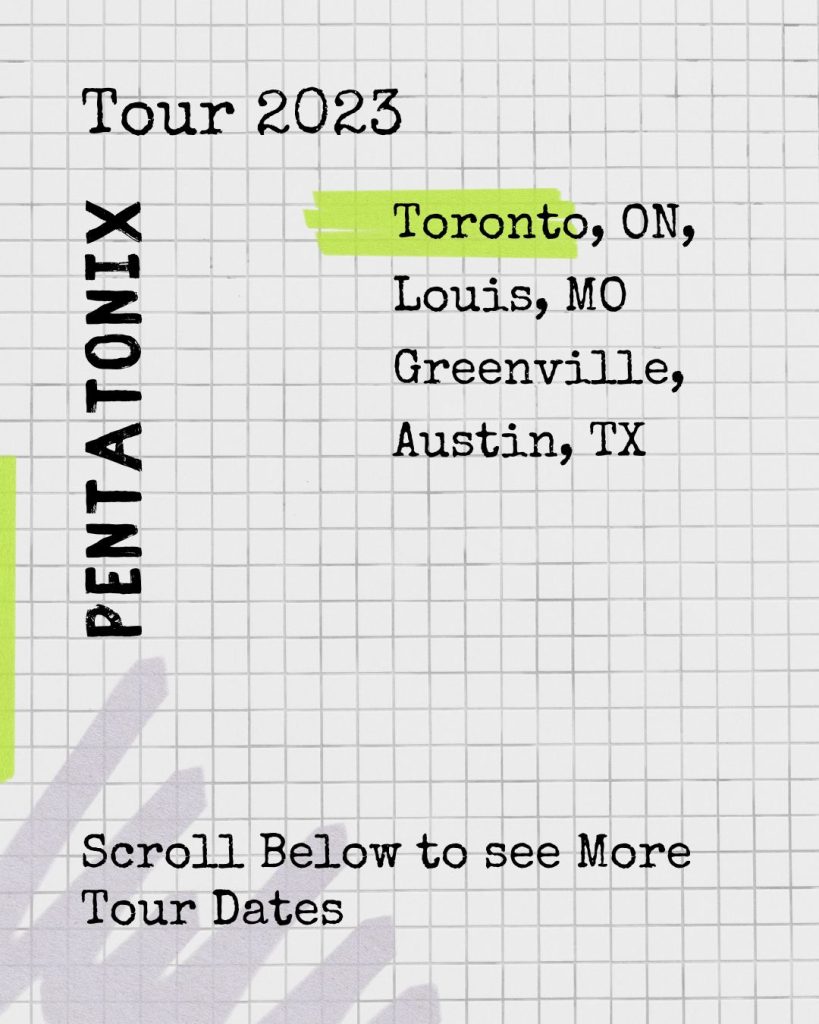 pentatonix announces tour dates 2023